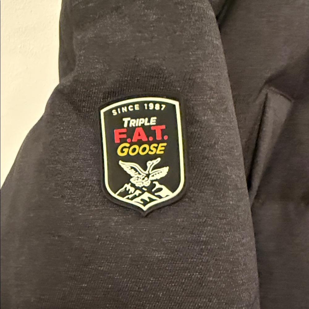 Triple Fat Goose Colburn Men's Charcoal Parka - Picture 7 of 9